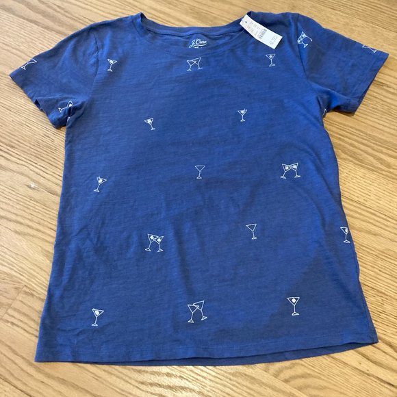 JCrew Martini T Shirt NWT Size Small - Picture 1 of 2